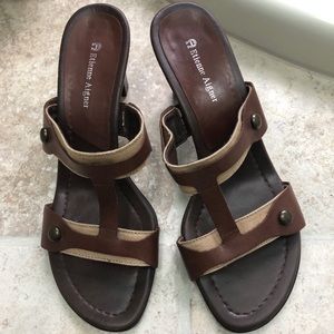 Etienne Aigner Heeled Sandal Slides